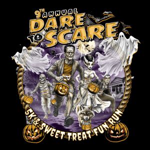 Dare to Scare 5k & Sweet Treat Fun Run logo