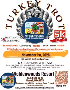 Waldenwoods Turkey Trot - Hartland Area Project Fundraiser home