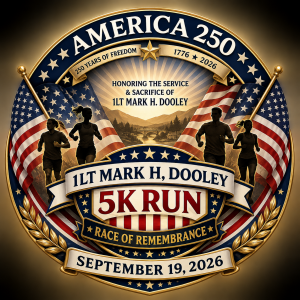 1LT Mark Dooley 5k Race of Remembrance (walk, run and kids fun run) logo