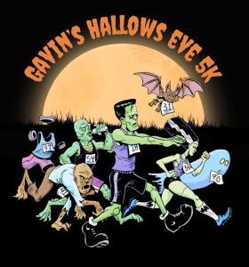 Gavin's Hallows' Eve 5K logo