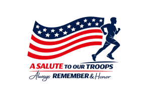 A SALUTE TO OUR TROOPS logo