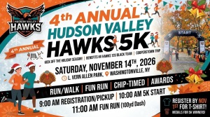 Hudson Valley Hawks 4th Annual Holiday Kick-Off 5k