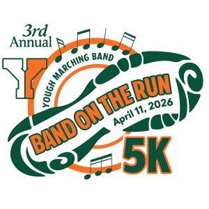 Yough Band on the Run 5k logo