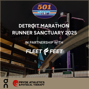Detroit Marathon Pre & Post-Race Sanctuary at the Fort Pontchartrain Hotel Downtown  Presented By 501 Running Club In Partnership With Fleet Feet home