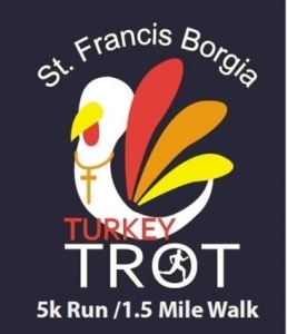 17th Annual SFB Turkey Trot  "Pace With Grace" logo