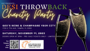 Desi Throwback Charity Party homepage