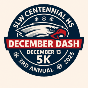 Centennial Athletics December Dash logo