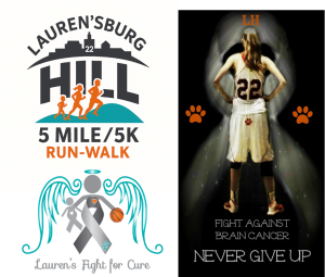Lauren'sBurg 5 Mile/5k Run-Walk logo