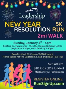 New Year Resolution Run home