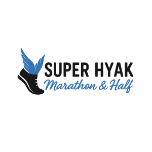 Super HYAK Marathon & Half Marathon (formerly Super Marathon & Half) logo
