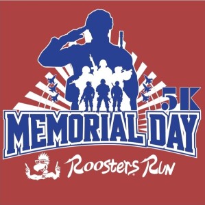 Roosters Memorial Day 5k Run logo