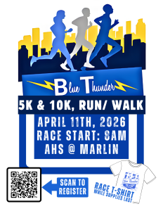 4th Annual Blue Thunder 5K Run/Walk logo