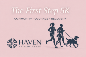 The First Step 5k logo