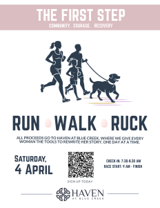 The First Step 5k logo