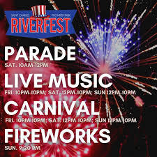 The "ROCKIN' RIVERFEST" 5k, 10K, Half Marathon & Fun Run! logo