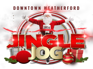 Downtown Weatherford Jingle Jog home