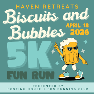 Biscuits and Bubbles 5km and Fun Run - Supporting Haven Retreats logo