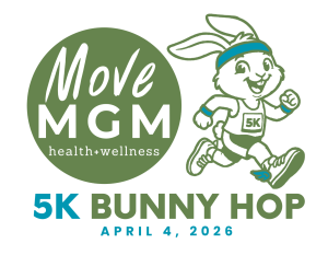 The 5K Bunny Hop logo