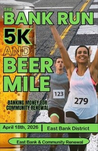 The East Bank Run 5k & Team Beer Mile home