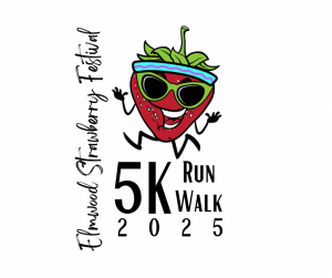 Elmwood Strawberry Festival 5k logo