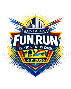 Santa Ana Fun Run logo