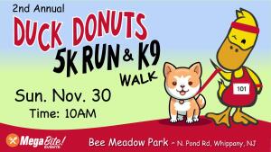 DUCK DONUT HOLIDAY 5K AND 1 MILE K-9 WALK home