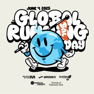 Global Running Day Crew Challenge with Charm City Run and Believe in the Run presented by Brooks logo