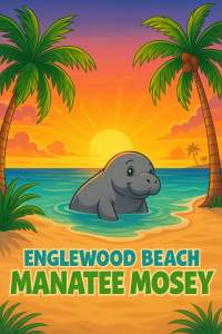 Englewood Beach Manatee Mosey logo