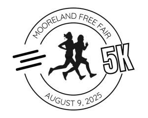 Mooreland Free Fair 5K Run and Walk logo