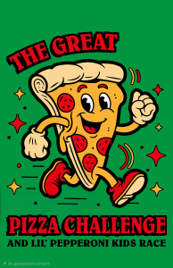 The Great Pizza Challenge 5K logo