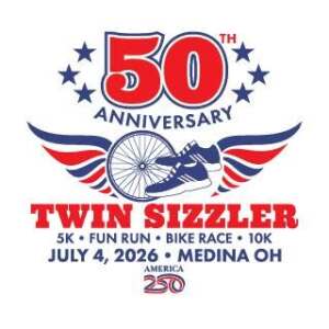 Medina July 4th Twin Sizzler Races logo