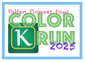 Patten Pioneer Days Color Run logo