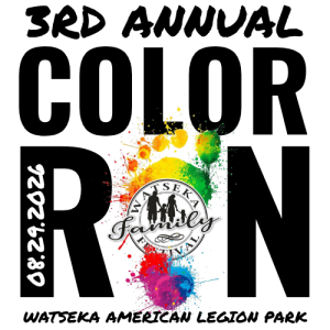Watseka Family Festival - 5K Color Run logo