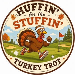 Huffing for the Stuffin Logo