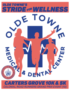 Olde Towne's "Stride for Wellness" CARTER'S GROVE 10K & 5K homepage