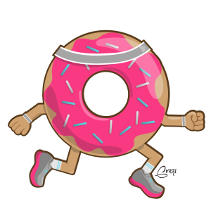 Snyder and Donuts 5k home