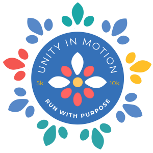 Unity in Motion 5k Race logo