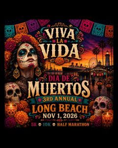 Día de  Muertos - Viva la Vida - 5K, 10K, and Half Marathon by Califlow Runs homepage