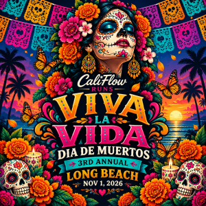 Día de  Muertos - Viva la Vida - 5K, 10K, and Half Marathon by Califlow Runs homepage