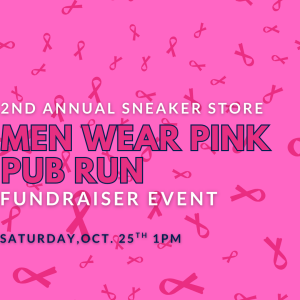 2nd Annual Sneaker Store Men Wear Pink Pub Run home