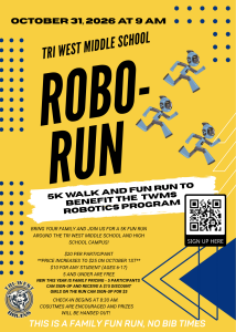 Tri West Middle School 5K Robo Run and Walk