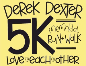 The Derek Dexter Memorial 5K logo