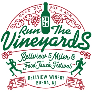 Run the Vineyards 5 Miler and Food Truck Festival at Bellview Winery logo