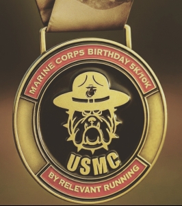 Marine Corps Birthday "Live Virtual" 5k/10k home