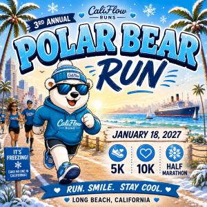 Polar Bear Run 5K, 10K, and Half Marathon by Califlow Runs homepage