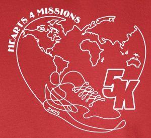 Hearts For Missions 5K logo