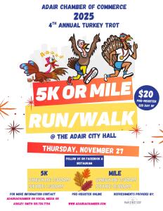 4th Annual Turkey Trot home