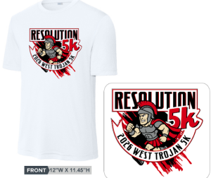 West Trojan Resolution Run/Walk 5k logo