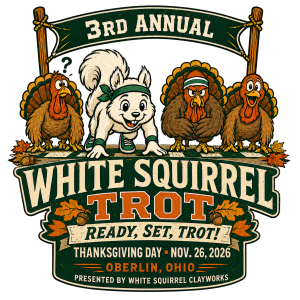 3rd Annual White Squirrel Trot  5k Run/Walk or 1 Mile Walk- Oberlin, OH home