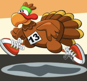 Caribou Turkey Trot 5k home